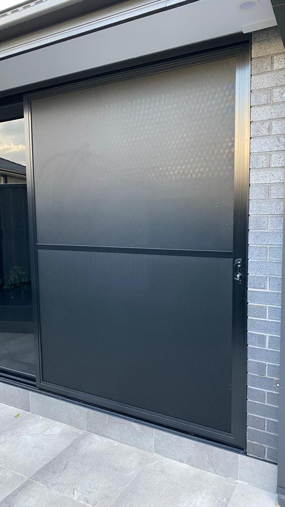 Steel Screen security door installed by Maple Blinds